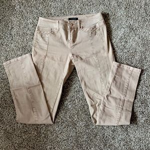 White House Black Market tan color jeans